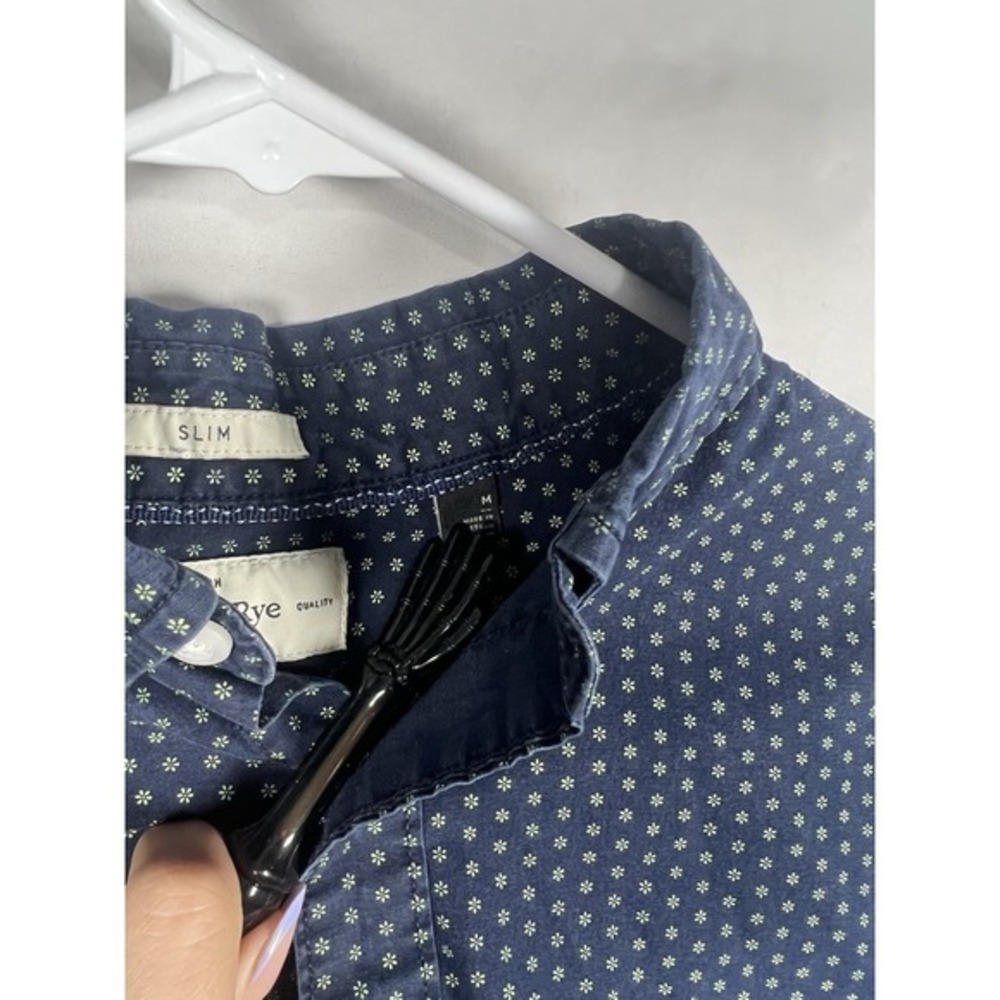 Hawker Rye Button Down Shirt Men's Medium Slim  Long Sleeve‎ - Picture 3 of 8